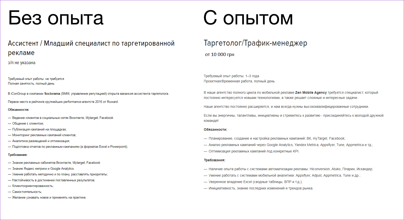 Кто такой таргетолог: перспективы, образование и что нужно уметь Кто такой таргетолог: перспективы, образование и что нужно уметь